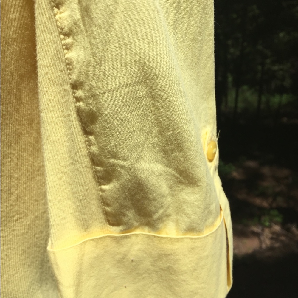 Style & Co. Classic button down shirt mellow yellow - Picture 8 of 9
